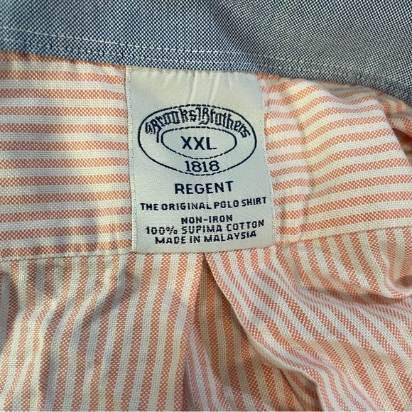 Brooks Brothers Light Pink & White Striped Long Sleeve Button Down Size - Picture 3 of 7